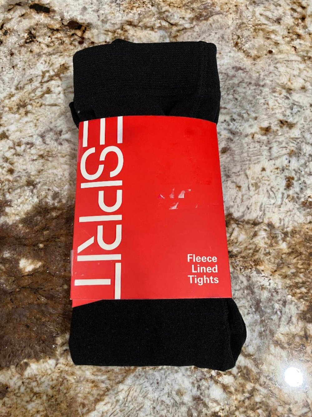 NEW ESPRIT BLACK FLEECE LINED TIGHTS SIZE SMALL WOMENS